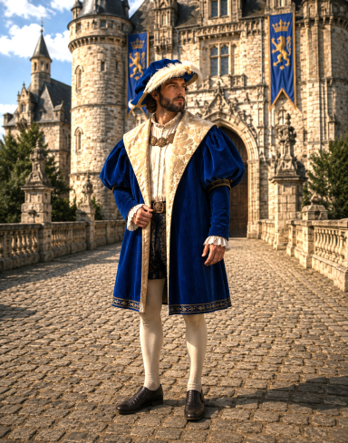 Herren Renaissance Mantel